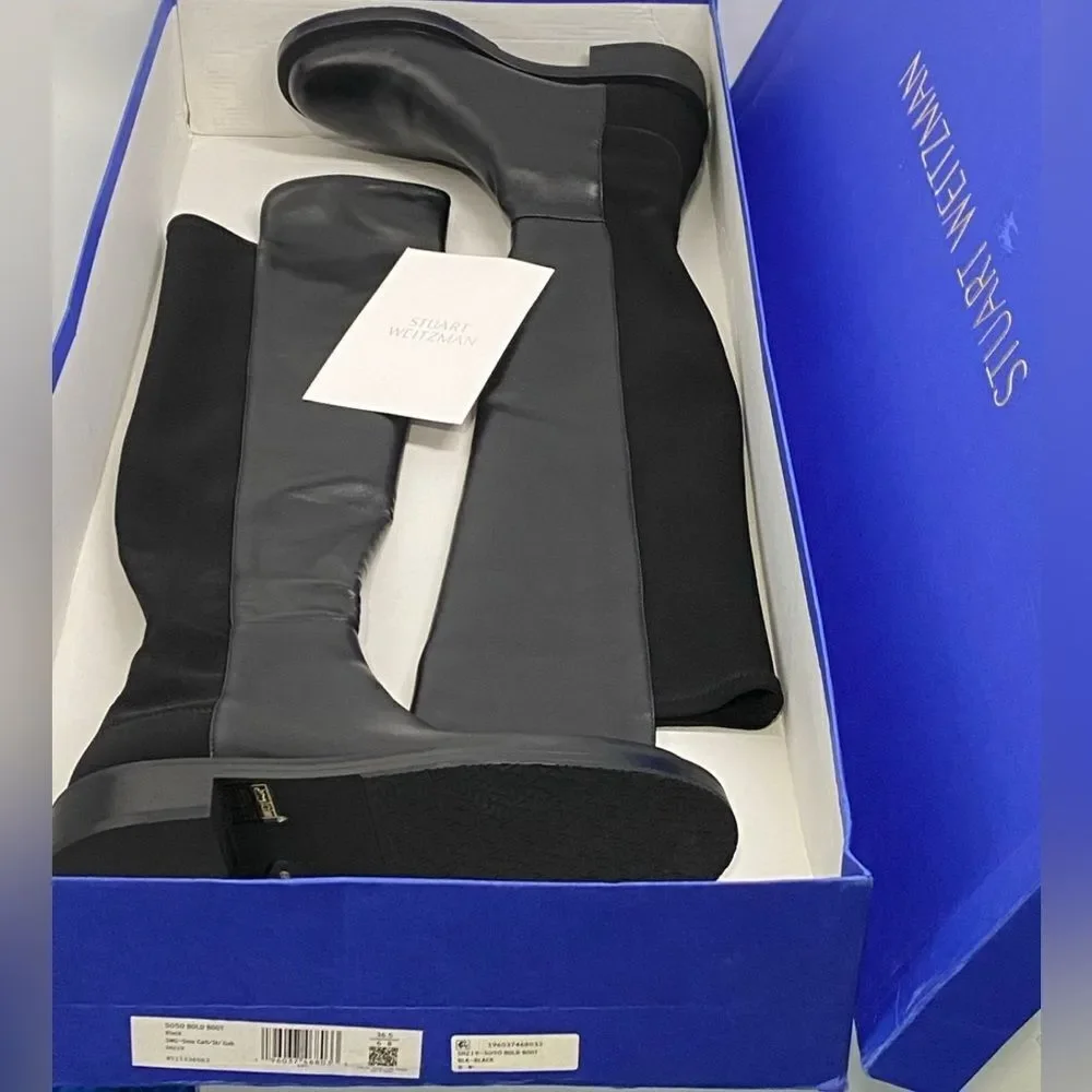 Stuart Weitzman Leather Over-The-Knee Boots size 6